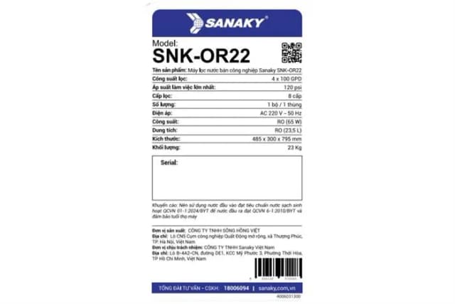 So sánh giá Máy lọc nước RO bán công nghiệp Sanaky SNK-OR22 8 lõi rẻ nhất? - Ảnh 2