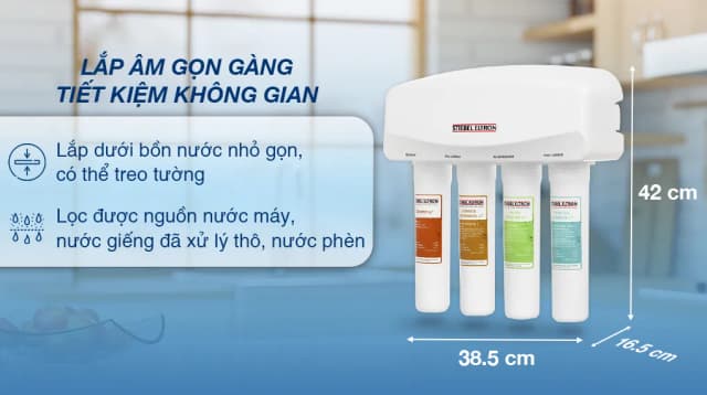 Máy lọc nước RO Stiebel Eltron Glacier 4 lõi - Ảnh 5