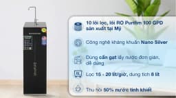 Máy lọc nước RO Hydrogen Sunhouse UltraPURE SHA8891KL 10 lõi