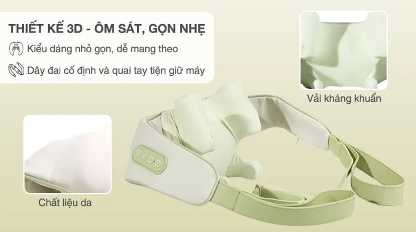 Máy massage cổ vai gáy Bomidi MP2 Lite - Giá rẻ nhất hôm nay - Ảnh 3