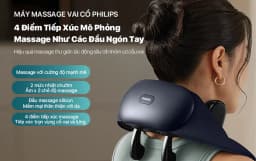 Máy massage cổ vai gáy Philips PPM3322 - Giá rẻ nhất hôm nay - Ảnh 2