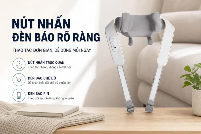 Máy massage cổ vai gáy SKG H5 Mini - Giá rẻ nhất hôm nay - Ảnh 5