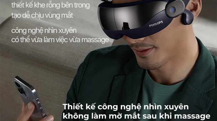 Máy massage mắt Philips PPM2702 - Giá rẻ nhất hôm nay - Ảnh 5