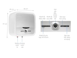 So sánh giá Máy nước nóng gián tiếp Ariston 30 lít 2500W AN3 30 LUX VN - Tìm sản phẩm giá rẻ nhất - Ảnh 11