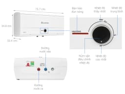 So sánh giá Máy nước nóng gián tiếp Ariston 30 lít 2500W AN3 30 RS MT VN - Tìm sản phẩm giá rẻ nhất - Ảnh 14