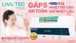 Máy nước nóng gián tiếp Livotec 20 lít 2500W LWH-V20X26