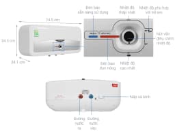 So sánh giá Máy nước nóng gián tiếp Livotec 30 lít 2500W LWH-I30X26 - Tìm sản phẩm giá rẻ nhất - Ảnh 4