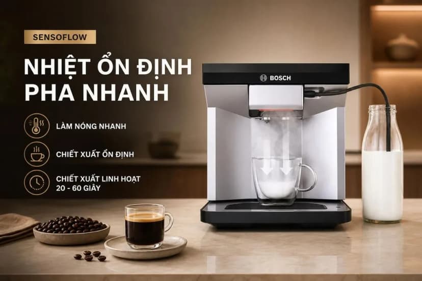 Máy pha cà phê Bosch TPE40307 - Giá rẻ nhất hôm nay - Ảnh 3