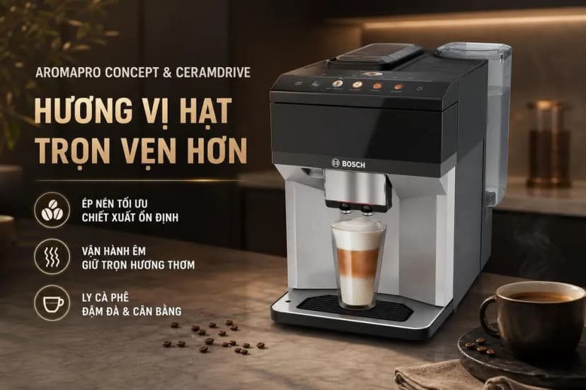 Máy pha cà phê Bosch TPE40307 - Giá rẻ nhất hôm nay - Ảnh 4