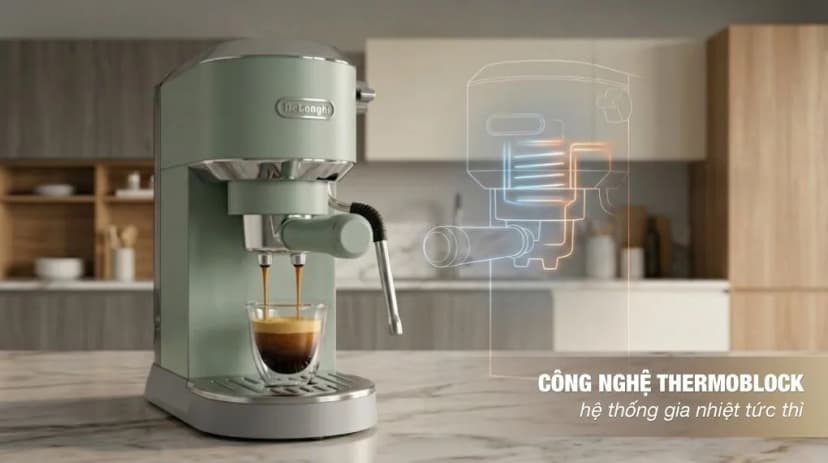 Máy pha cà phê Delonghi EC890.GR - Giá rẻ nhất hôm nay - Ảnh 3