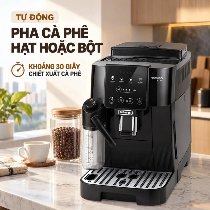 Máy pha cà phê Delonghi ECAM220.60.B EX:1 - Giá rẻ nhất hôm nay - Ảnh 2
