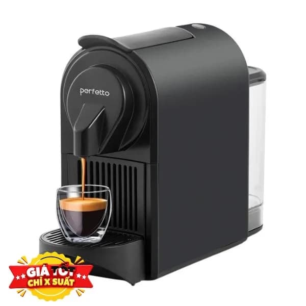 Máy pha cà phê Perfetto P9.BK - Đen - Giá rẻ nhất hôm nay - Ảnh 1
