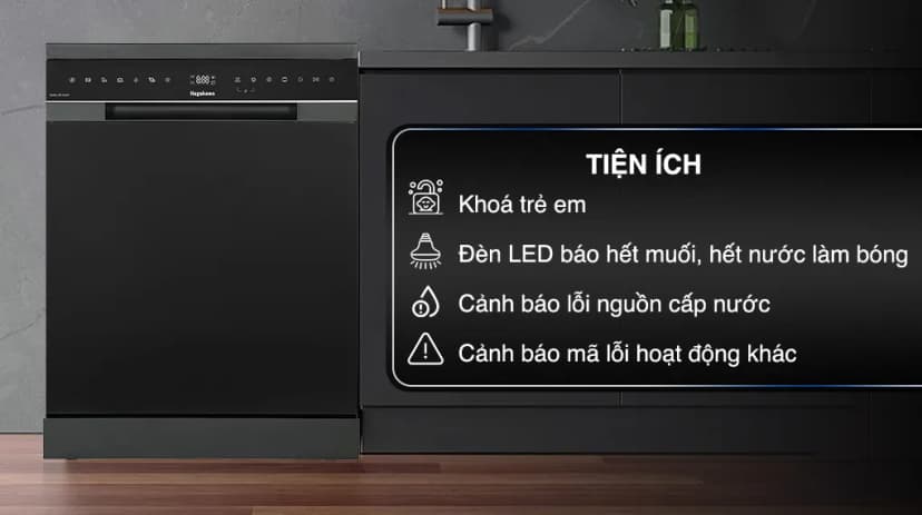 Máy rửa chén độc lập Aqua ADWA15-686BK2VN - Giá rẻ nhất hôm nay - Ảnh 20