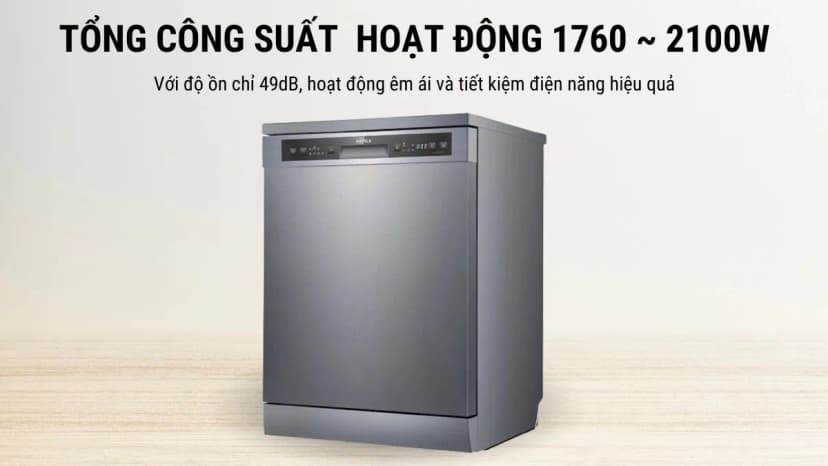 Máy rửa chén độc lập Aqua ADWA15-686BK3VN - Giá rẻ nhất hôm nay - Ảnh 17