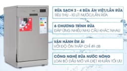 Máy rửa chén độc lập Aqua ADWA15-686BK3VN - Giá rẻ nhất hôm nay - Ảnh 18