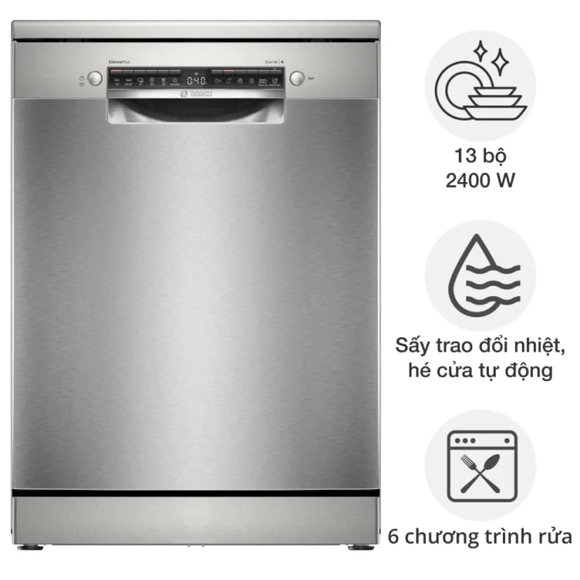 So sánh giá Máy rửa chén độc lập Bosch SMS26AI01F - Tìm sản phẩm giá rẻ nhất - Ảnh 1
