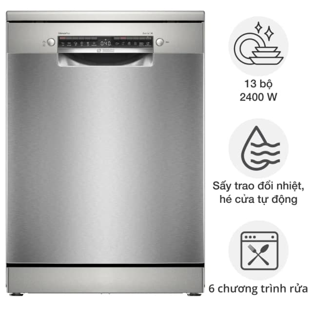 Máy rửa chén độc lập Bosch SMS4EMB00P - Ảnh 9