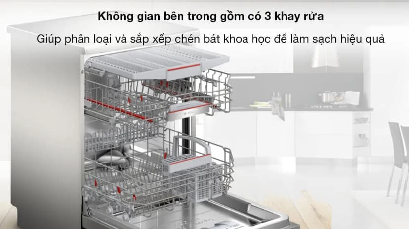 Máy rửa chén độc lập Bosch SMS6ZMB00P - Giá rẻ nhất hôm nay - Ảnh 7