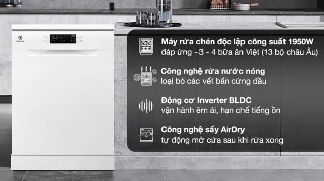 So sánh giá Máy rửa chén độc lập Electrolux ESA47200SW rẻ nhất? - Ảnh 2