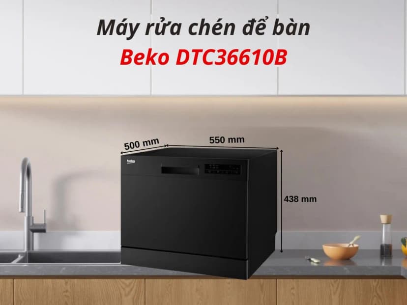 Máy rửa chén độc lập Haier HDWE16-66BK6VN - Giá rẻ nhất hôm nay - Ảnh 10