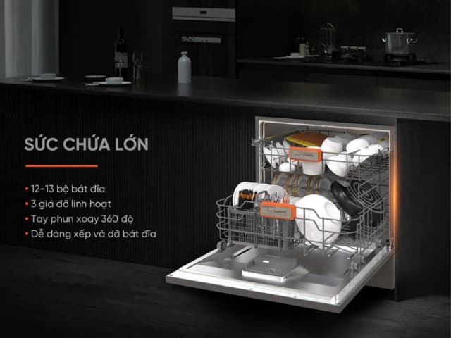 So sánh giá Máy rửa chén độc lập Junger Leopard DWJ-103 rẻ nhất? - Ảnh 14