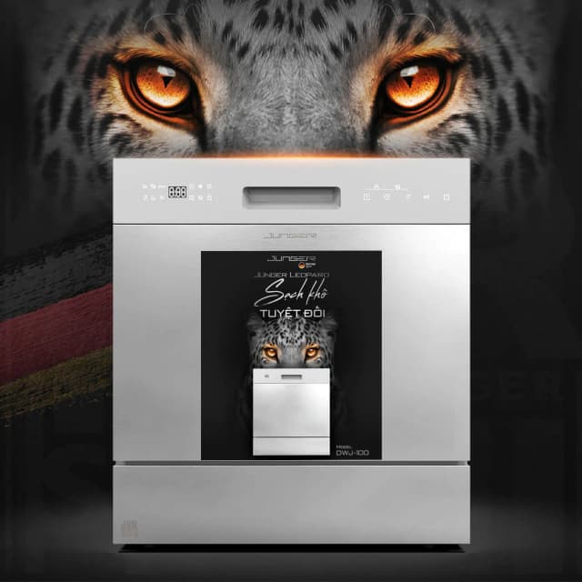 So sánh giá Máy rửa chén độc lập Junger Leopard DWJ-100 rẻ nhất? - Ảnh 2