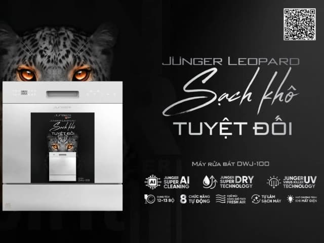 So sánh giá Máy rửa chén độc lập Junger Leopard DWJ-100 rẻ nhất? - Ảnh 13