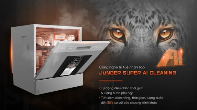 So sánh giá Máy rửa chén độc lập Junger Leopard DWJ-100 rẻ nhất? - Ảnh 19