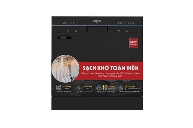 Máy rửa chén độc lập Kocher X10 Pro - Ảnh 4