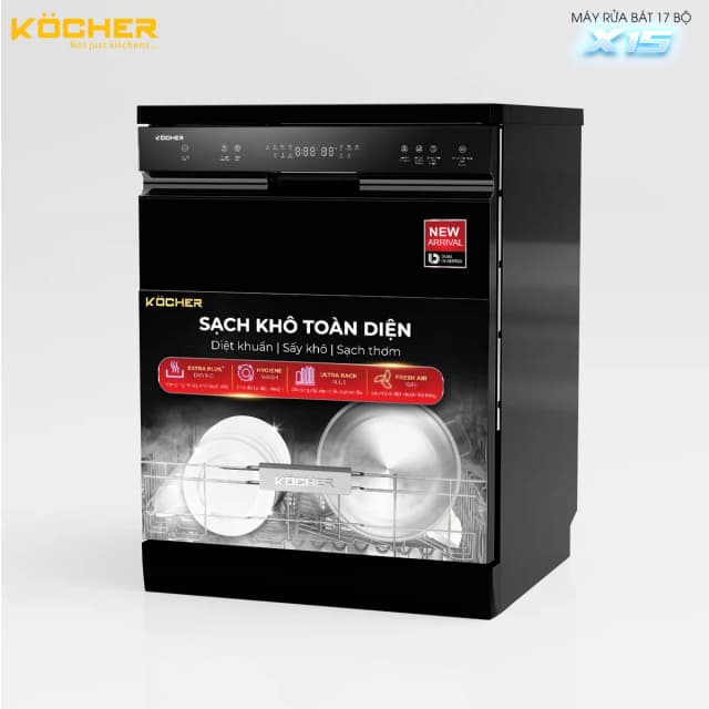Máy rửa chén độc lập Kocher X15B - Ảnh 4