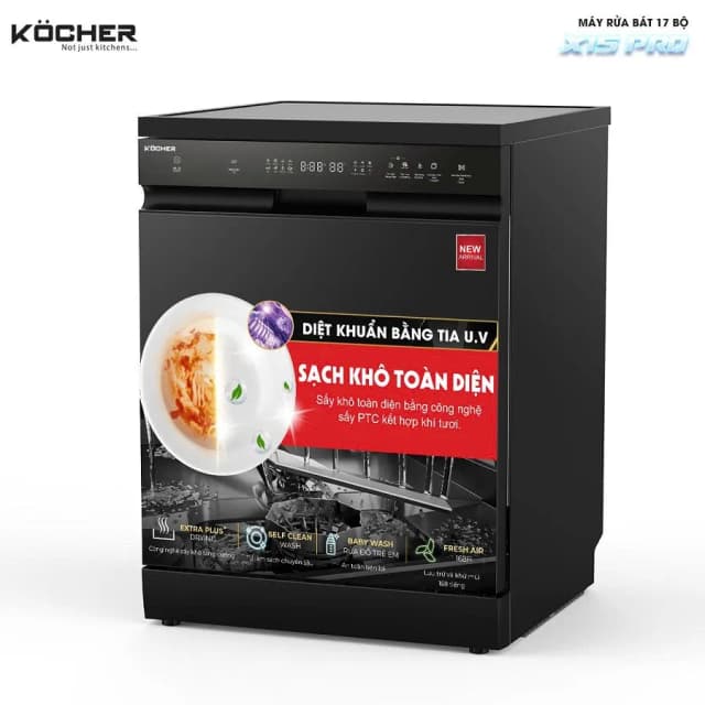 Top 1 so sánh giá Máy rửa chén độc lập Kocher X15S - Tìm sản phẩm giá rẻ nhất - Ảnh 7