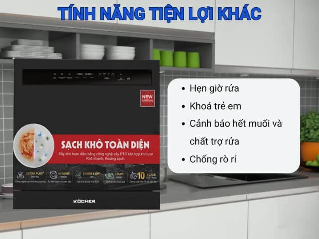 Top 1 so sánh giá Máy rửa chén mini Kocher X10 - Tìm sản phẩm giá rẻ nhất - Ảnh 8