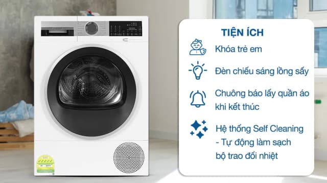 Top 1 so sánh giá Máy sấy bơm nhiệt Bosch 10 kg WQG25302SG - Tìm sản phẩm giá rẻ nhất - Ảnh 18