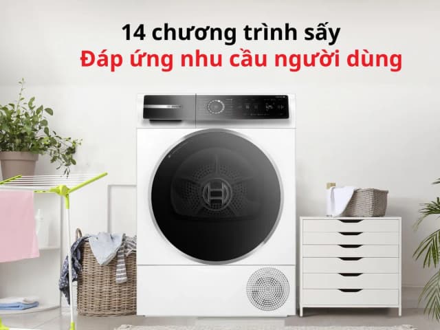So sánh giá Máy sấy bơm nhiệt Bosch 9 kg WQB245B0SG rẻ nhất? - Ảnh 12