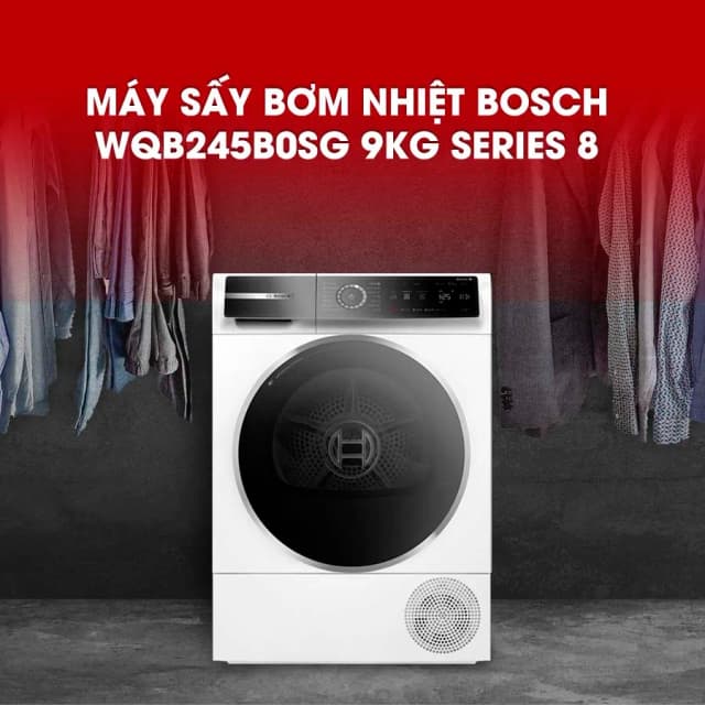 So sánh giá Máy sấy bơm nhiệt Bosch 9 kg WQB245B0SG rẻ nhất? - Ảnh 20