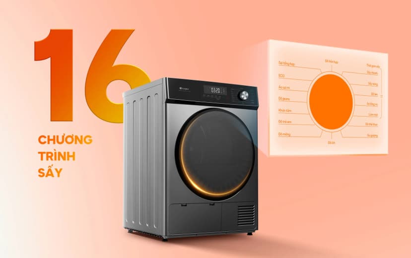 So sánh giá Máy sấy bơm nhiệt Casper 9 kg TD-P9HG1 - Tìm sản phẩm giá rẻ nhất - Ảnh 5