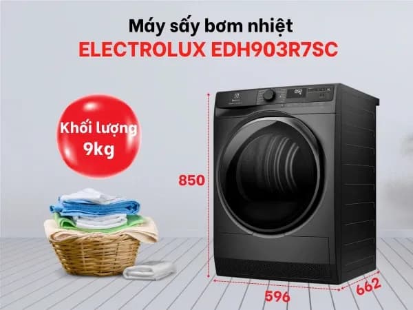 So sánh giá Máy sấy bơm nhiệt Electrolux UltimateCare 9 kg EDH903R7SC rẻ nhất? - Ảnh 7