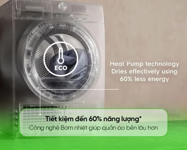 So sánh giá Máy sấy bơm nhiệt Electrolux UltimateCare 9 kg EDH903R7WC rẻ nhất? - Ảnh 10