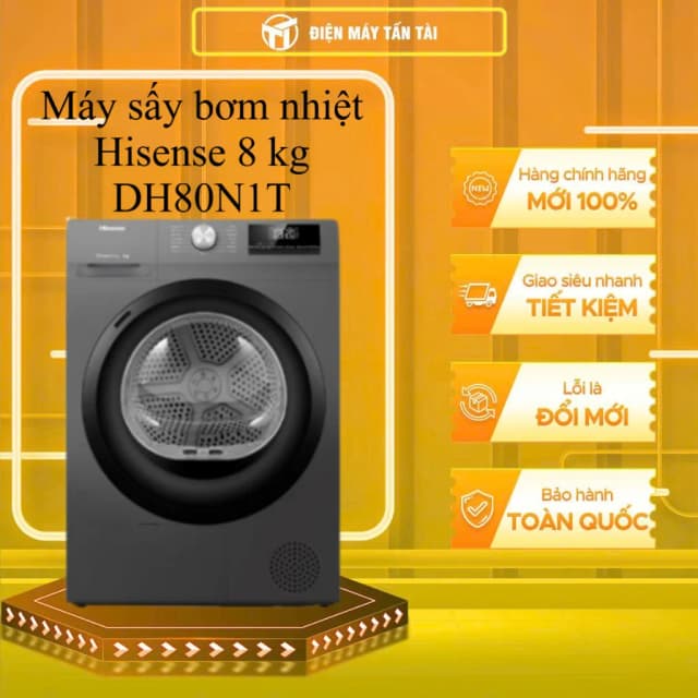 So sánh giá Máy sấy bơm nhiệt Hisense 8 kg DH80N1T rẻ nhất? - Ảnh 16