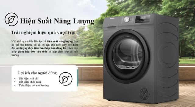So sánh giá Máy sấy bơm nhiệt Hisense 8 kg DH80N1T rẻ nhất? - Ảnh 7
