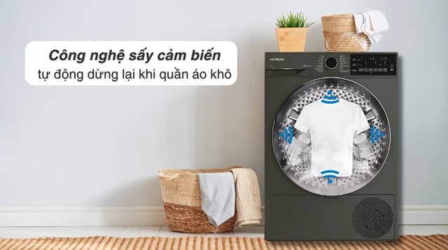 So sánh giá Máy sấy bơm nhiệt Hitachi 10 kg TD-100XFVEM rẻ nhất? - Ảnh 5
