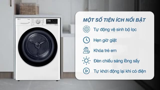 So sánh giá Máy sấy bơm nhiệt LG 10.5 kg DVHP50W rẻ nhất? - Ảnh 6