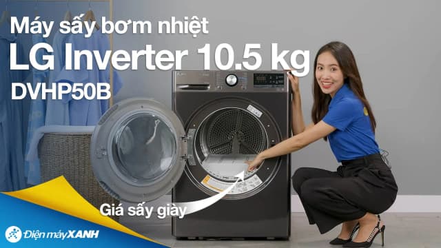 So sánh giá Máy sấy bơm nhiệt LG 10.5 kg DVHP50B rẻ nhất? - Ảnh 4