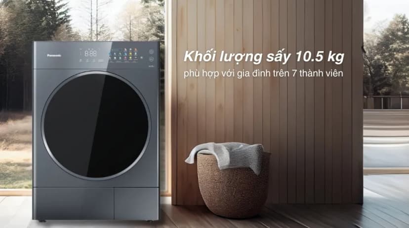 Máy sấy bơm nhiệt Panasonic 10.5 kg NH-XJ21D2BVT - Giá rẻ nhất hôm nay - Ảnh 15