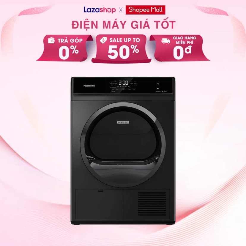 Máy sấy bơm nhiệt Panasonic 10.5 kg NH-XJ21D2BVT - Giá rẻ nhất hôm nay - Ảnh 4
