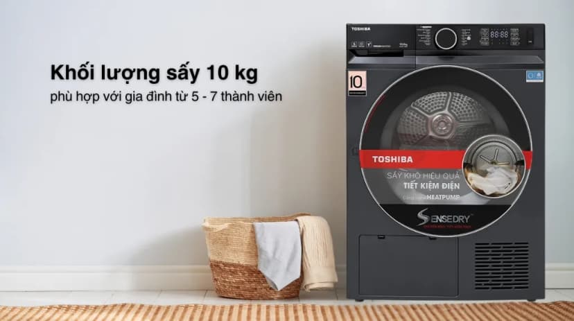 Máy sấy bơm nhiệt Toshiba 10 kg TD-BP110GHV(MG) - Giá rẻ nhất hôm nay - Ảnh 16