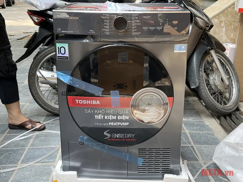 Máy sấy bơm nhiệt Toshiba 8 kg TD-T21B90HWV(MG) - Giá rẻ nhất hôm nay - Ảnh 13