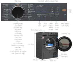 Máy sấy bơm nhiệt Toshiba 8 kg TD-T21B90HWV(MG) - Giá rẻ nhất hôm nay - Ảnh 5