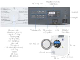 Máy sấy thông hơi Electrolux UltimateCare 9 kg EDV904H3WC - Giá rẻ nhất hôm nay - Ảnh 6