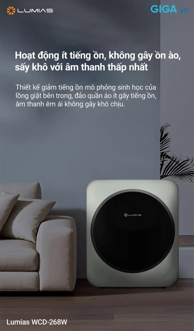 So sánh giá Máy sấy thông hơi LUMIAS 4kg WCD-268W rẻ nhất? - Ảnh 8